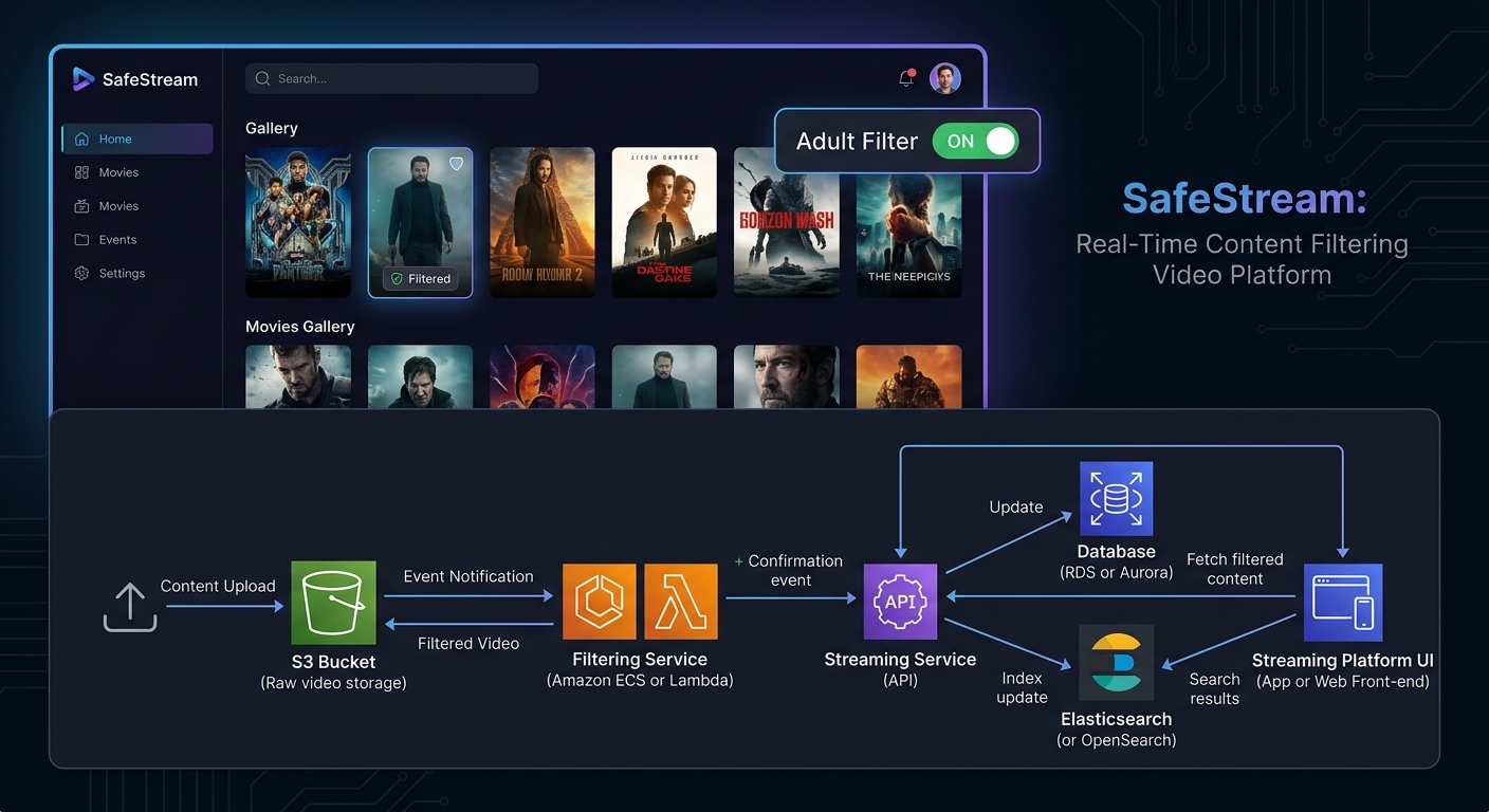 SafeStream — censored video player
